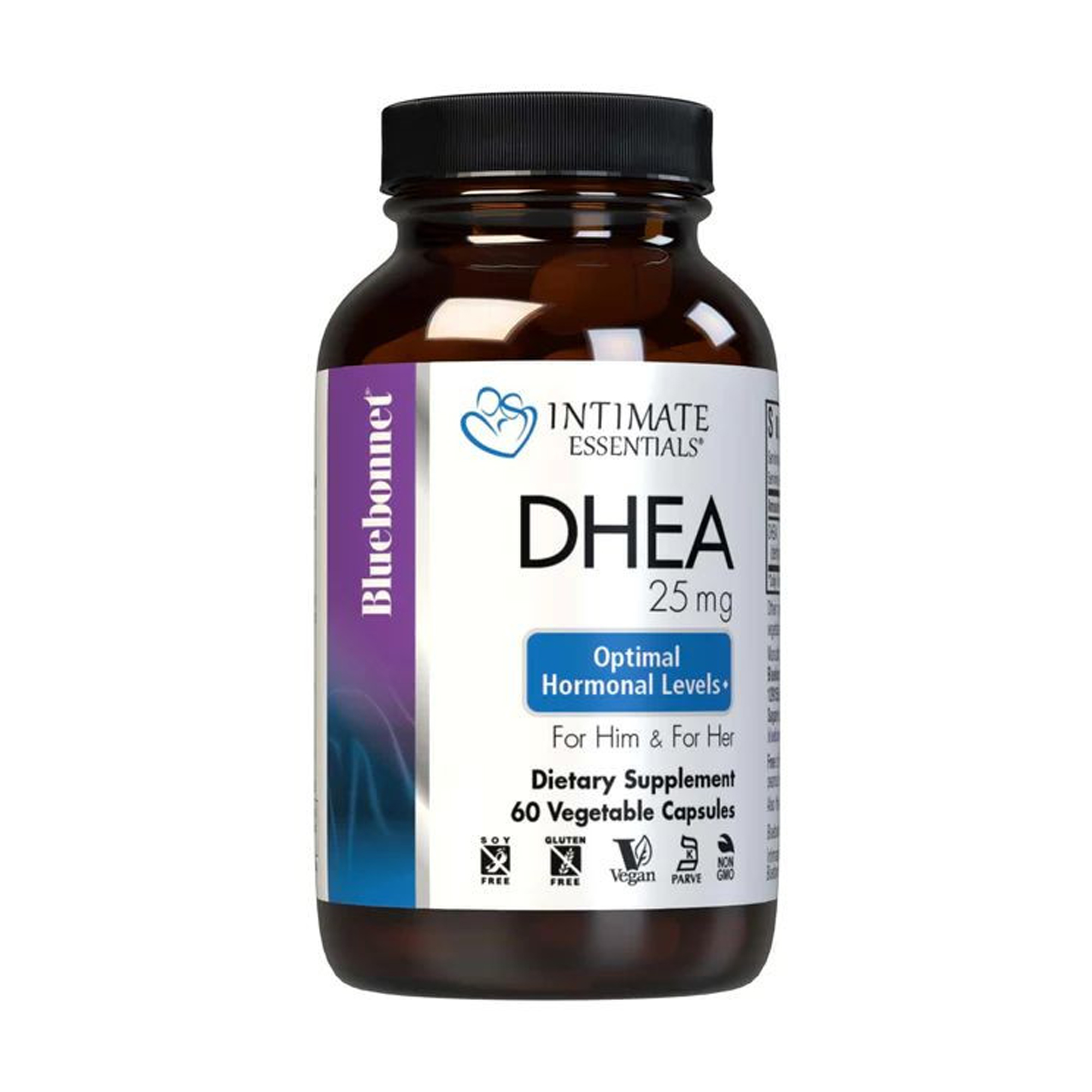 Дегідроепіандростерон Bluebonnet Nutrition Intimate Essentials DHEA 25 мг, 60 капсул