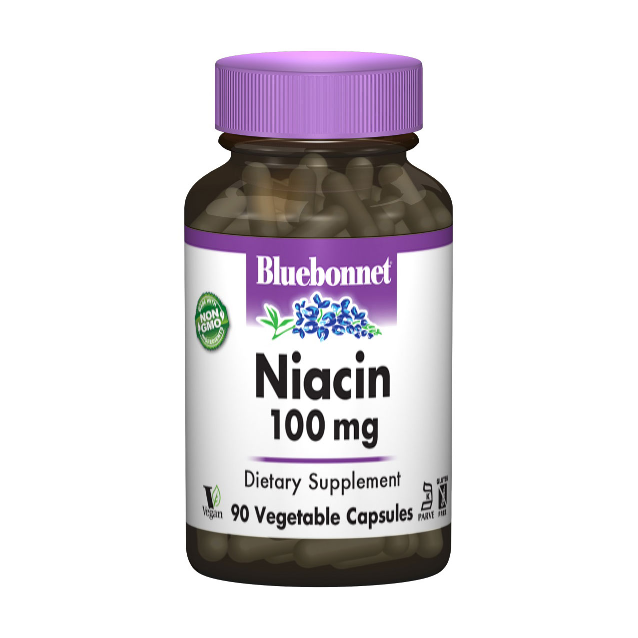 Ніацин Bluebonnet Nutrition Niacin 100 мг, 90 капсул