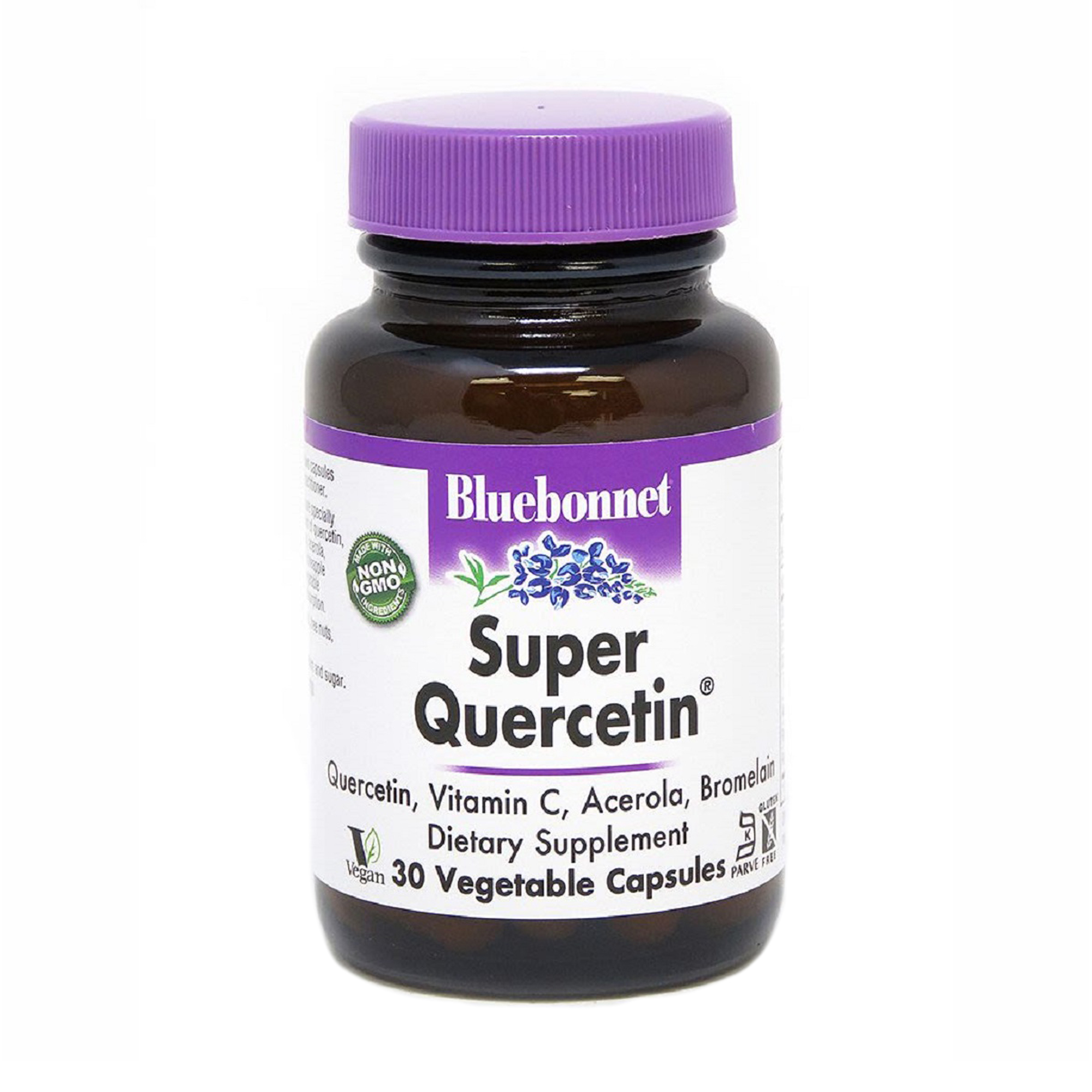 Супер кверцетин Bluebonnet Nutrition Super Quercetin, 30 вегетаріанських капсул